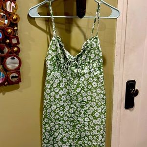 Green Floral Sundress